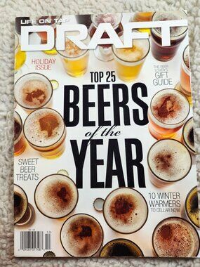 DRAFT Magazine Holiday Issue Top 25 Beers of the Year Beer Cover Gift Guide